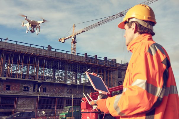Drone videography for industrial land survey