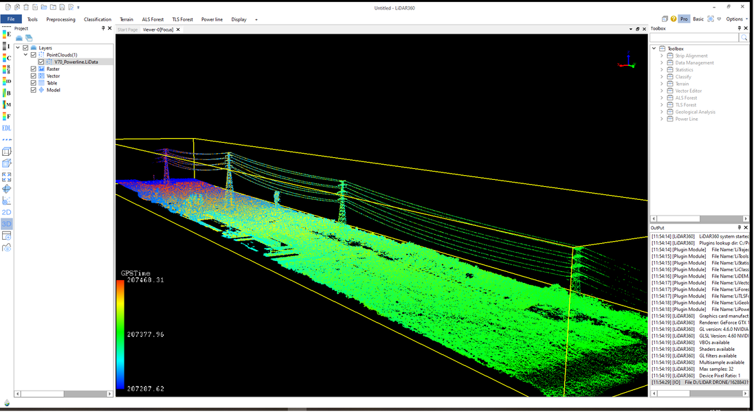 Drone photogrammetry survey project
