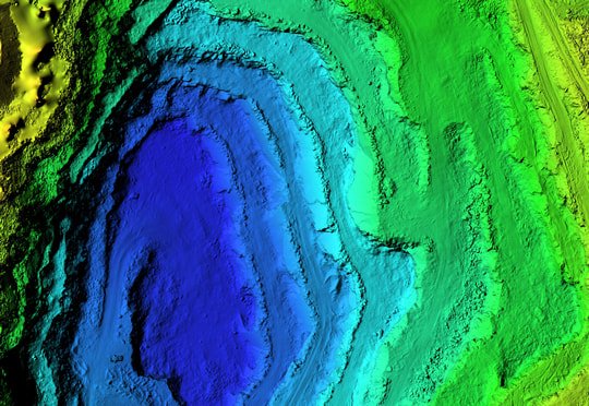 Drone LiDAR data processing output