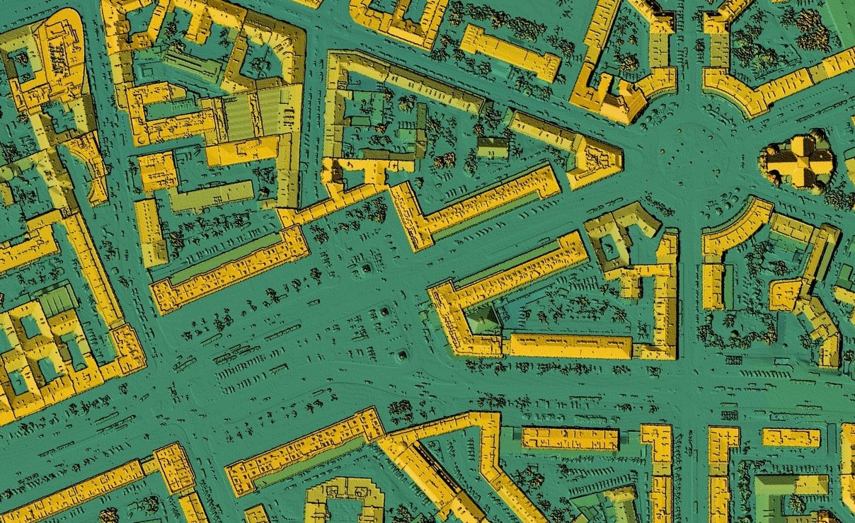 Classified point cloud data