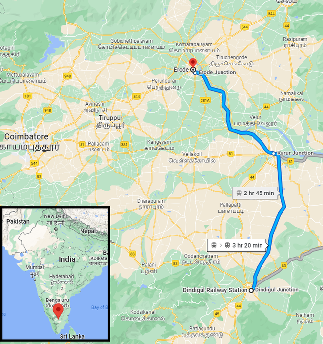 Railway Track Survey Map